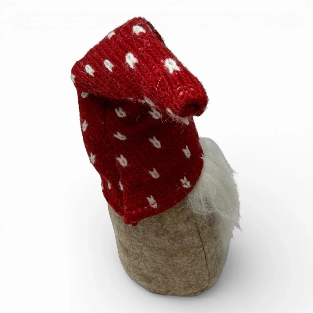 Red & White Polka Dot Gnome Christmas Holiday Decor Kids‎ Elf Shelf